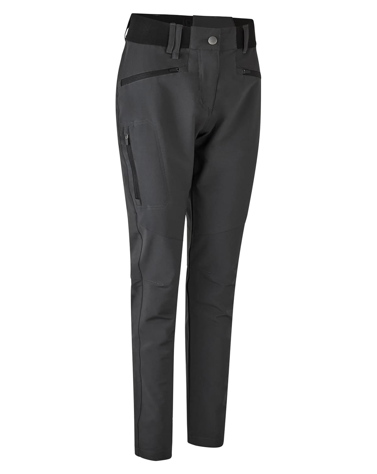Grey Core Stretch Bukser Dame Grå - Id Jeans  - 5708302038473