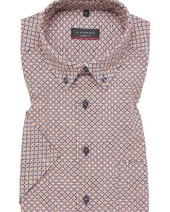 Orange Shirt 8276 Cs15 - Eterna Shirt  - 4067159123413