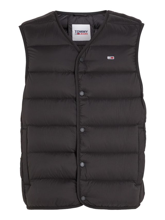 Sort Tjm Light Down Vest - Tommy Jeans Jeans  - 8720644481929