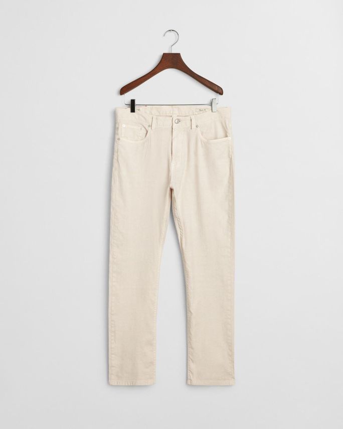 Sort Linen Cot Reg Jeans - Gant Jeans  - 7325708112828