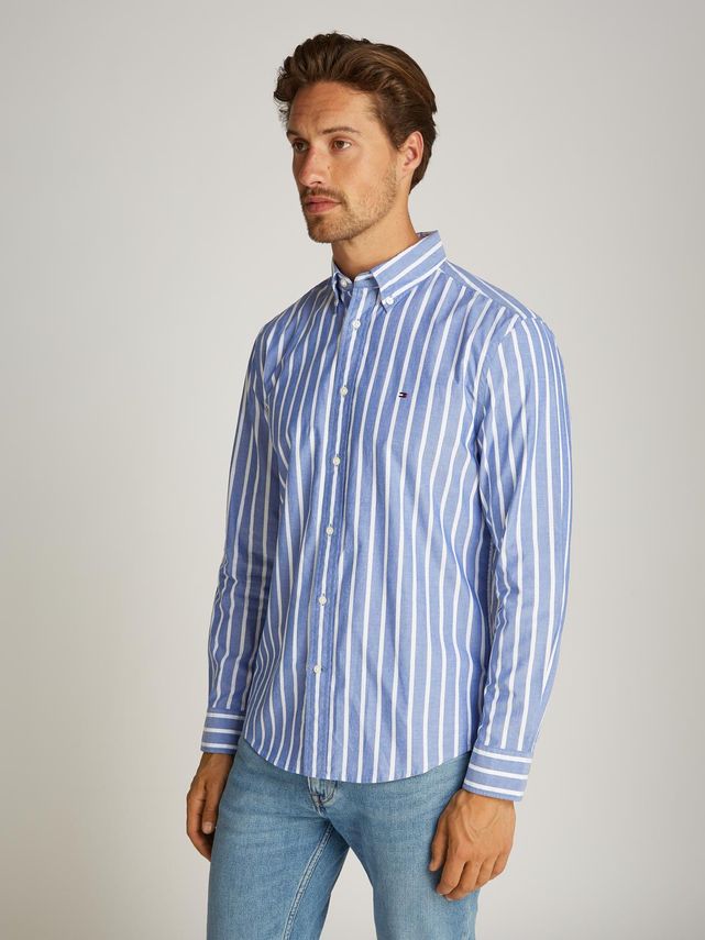 M Flex Poplin Nautical Stp Shirt - Tommy Hilfiger Shirt  - 8720638627890