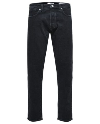 Sort Slh220 Loose Kobe 3073 Black Jns - Selected Jeans  - 5715669730278