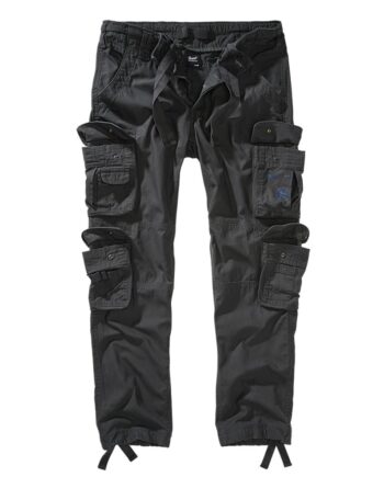 Anthracite Brandit Pure Slim Fit Cargo Pants 5xl - Brandit Jeans  - 4051773178690