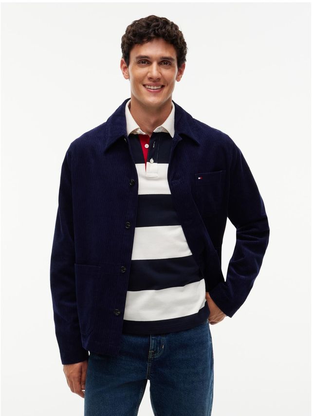 L Corduroy Chore Shirt Jacket - Tommy Hilfiger Shirt  - 8721441756296