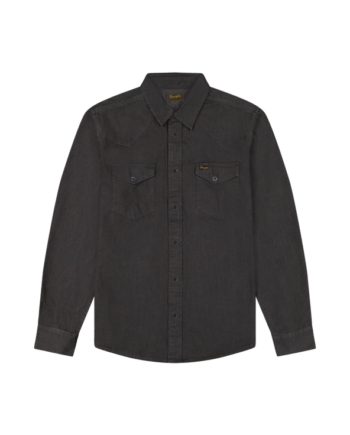 Sort Westernshirt Rinseblack - Wrangler Shirt  - 5401139696037