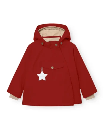 Rød Mini Ture Matwang Fleeceforet Vinterjakke Chili Pepper Mdr - Mini A Ture Jeans  - 5715713173907
