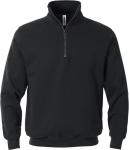 Sort Sweatee Shirt Lynlås 166774 - Shirt  - 7322302543188