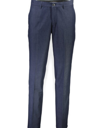 Dark Blue Melan Lindbergh Superflex Pants Combi Suit Kort Model - Lindbergh Jeans  - 5714399620125