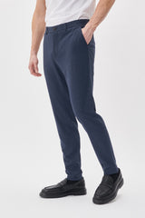 Dark Navy Maliam Jersey Pant - Matinique Jeans  - 5715171433063