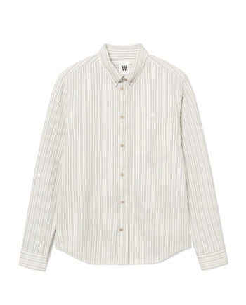 Silver Birch St Wwadam Stripe Shirt - Wood Wood Shirt  - 5715751509522
