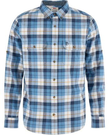Blå (DAWN BLUE- Fjallraven Mens Singi Heavy Flannel Shirt Blå Dawn Blue Eggshell 543 111 Xxx Large - Fjällräven Shirt  - 7323451205712