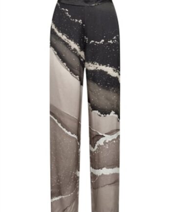 Mønstret N Denmark Bukser Dame 249 Cigar Mix - Nü Denmark Jeans  - 5715593316791