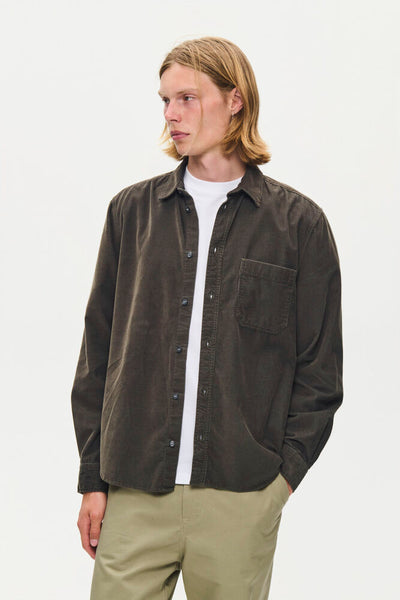 Deep Depths Wwadrian Cordoroy Shirt - Wood Wood Shirt - 5715751754410