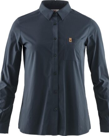 Blå (NAVY/560) Fjallraven Womens Vik Lite Shirt Blå Navy 560 Medium - Fjällräven Shirt  - 7323450599089