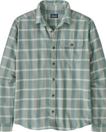 Blå (MARINE LAY Patagonia Mens Fjord Flannel Shirt Blå Marine Layer:blue Sage Large - Patagonia Shirt  - 198077578895