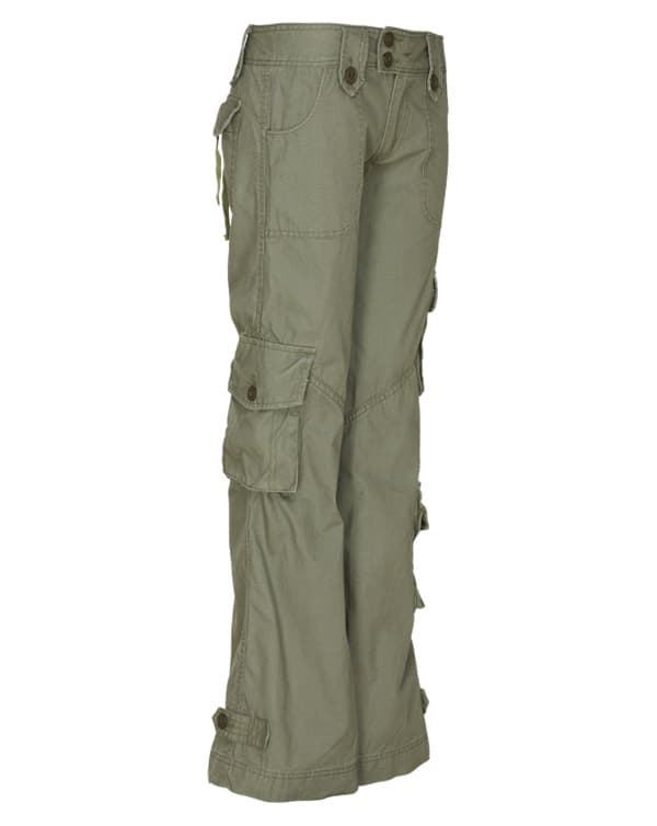 Olive Molecule Low Cut Combats Cargobukser Dame N - Molecule Jeans - 5740032902211