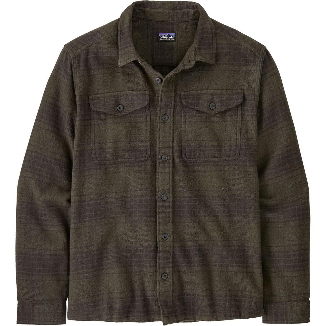 Grøn Patagonia Mens Fjord Flannel Shirt Cascade: Basin Green - Patagonia Shirt - 196924481923