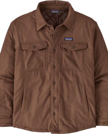Brun (DEFEND: D Patagonia Mens Insulated Fjord Flannel Shirt Brun Defend: Deer Brown - Patagonia Shirt  - 198077198444