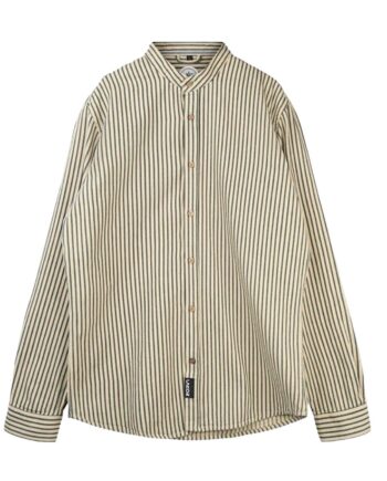Hvid Lakor Kløvedal Shirt Blå Blueberry White Pepper Medium - Lakor Shirt  - 5714133094366