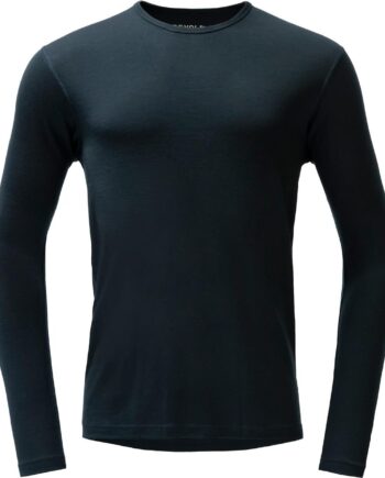 Sort Devold Mens Breeze Plus Merino 200 Shirt Ink Large - Devold Shirt  - 7028567753842