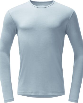 Blå (POLAR) Devold Mens Breeze Plus Merino 200 Shirt Blå Polar Large - Devold Shirt  - 7028567753941