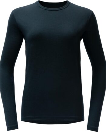 Sort Devold Womens Breeze Plus Merino 200 Shirt Ink Large - Devold Shirt  - 7028567753637