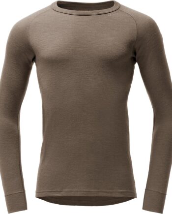 Brun (TARMAC) Devold Mens Expedition Merino 235 Shirt Brun Tarmac Large - Devold Shirt  - 7028567763803