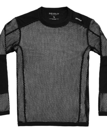 Sort Devold Mens Wool Mesh Pro Shirt Black - Devold Shirt  - 7028567755242