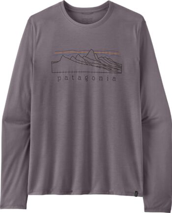 Grå (MAY GREY) Patagonia Mens Cap Cool Trail Shirt Stratapeaks Grå May Grey Large - Patagonia Shirt  - 198077899990
