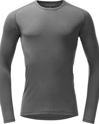 Grå (CASTLEROCK Devold Mens Adventure Merino 190 Shirt Grå Castlerock Large - Devold Shirt  - 7028567761175