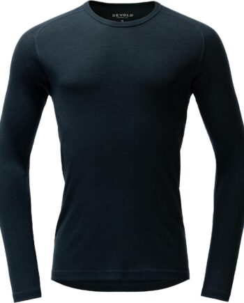 Sort Devold Mens Adventure Merino 190 Shirt Ink Large - Devold Shirt  - 7028567761076