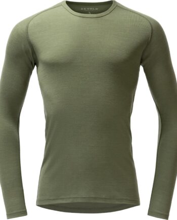 Grøn Devold Mens Adventure Merino 190 Shirt Lichen Large - Devold Shirt  - 7028567761120
