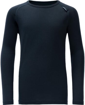 Sort Devold Kids Breeze Merino Shirt Ink - Devold Shirt  - 7028567766705