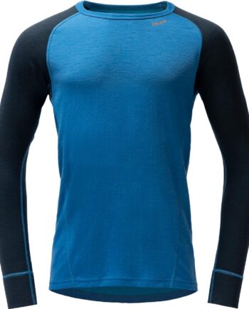 Blå (BLUE/INK) Devold Mens Duo Active Merino 205 Shirt Blå Blue Ink Large - Devold Shirt  - 7028567648377