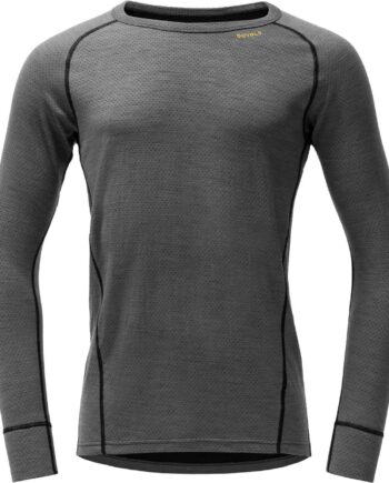 Grå (CASTLEROCK Devold Mens Duo Active Merino 205 Shirt Grå Castlerock Large - Devold Shirt  - 7028567706947