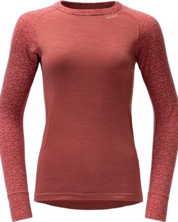 Lyserød (MARSAL Devold Womens Duo Active Merino 205 Shirt Lyserød Marsala Large - Devold Shirt  - 7028567706749