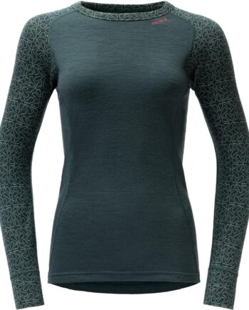 Grøn Devold Womens Duo Active Merino 205 Shirt Woods Large - Devold Shirt  - 7028567492000