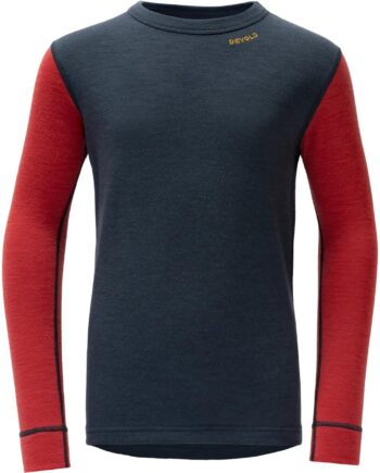Rød (NIGHT/BEAU Devold Kids Expedition Merino Shirt Rød Night Beauty - Devold Shirt  - 7028567707753