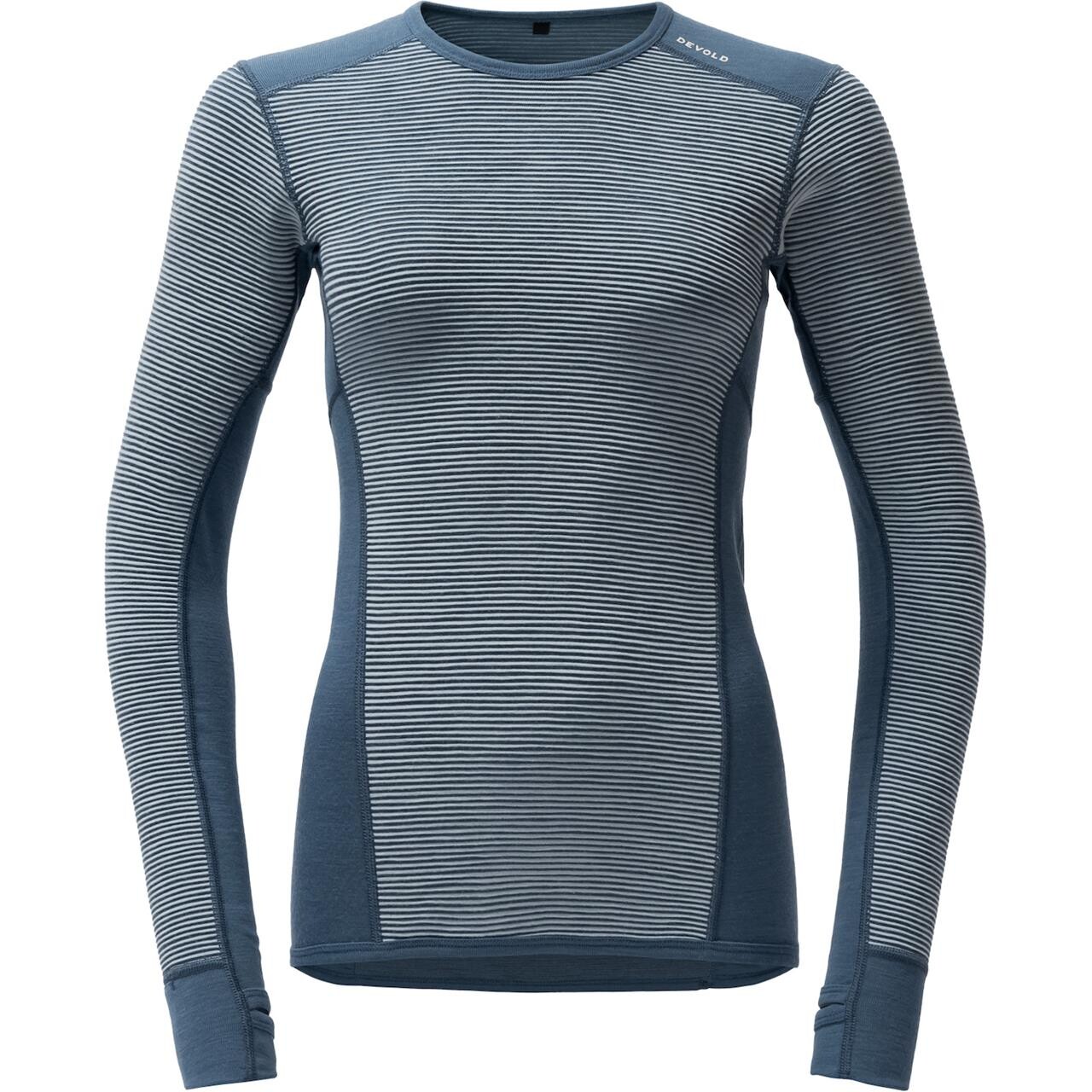 Blå (DAWN) Devold Womens Reverso Merino Shirt Blå Dawn Large - Devold Shirt  - 7028567767382