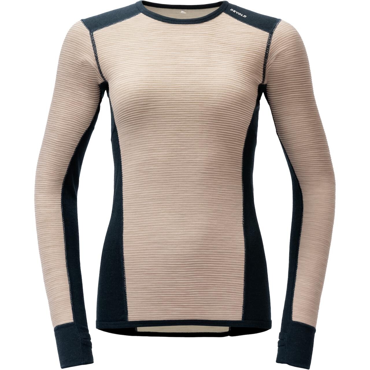 Grå (STONE) Devold Womens Reverso Merino Shirt Grå Stone Large - Devold Shirt  - 7028567767436