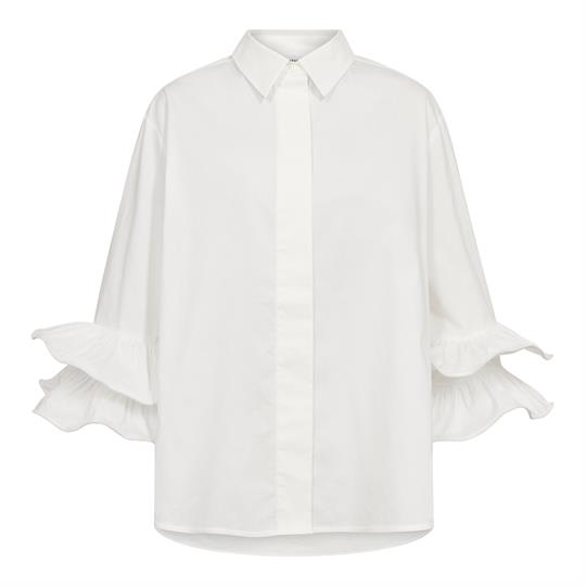 Hvid Couture Halen Flare Shirt White - Co Couture Shirt