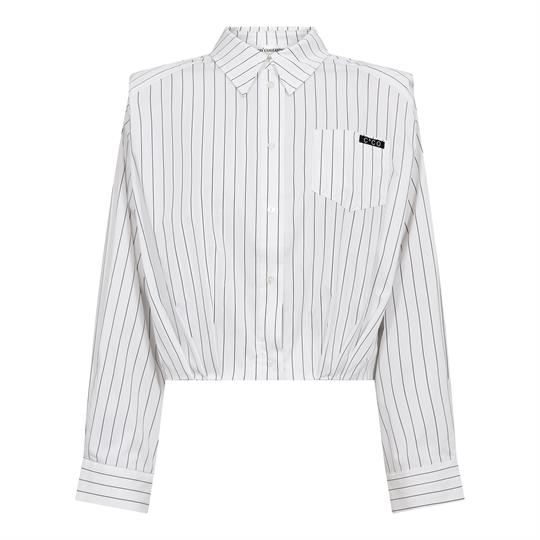 Hvid Couture Riven Shoulder Shirt White - Co Couture Shirt