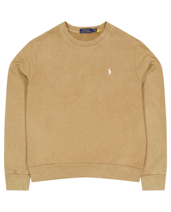 Polo Ralph Lauren Loopback Terry Sweatee Shirt 004 Rustic Tan - Polo Shirt  - None
