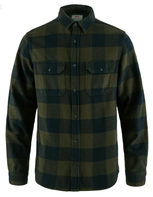 Deep Forest/D. Fjallraven Vik Heavy Flannel Shirt Deep Forest Navy - Fjällräven Shirt  - 7323451063107