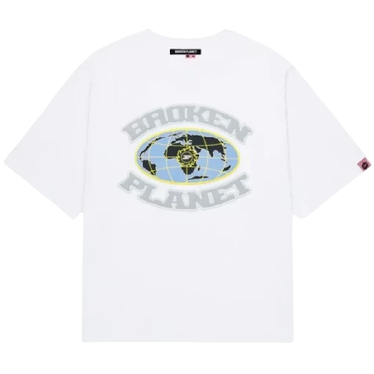 Hvid Broken Planet Market Grid Shirt Snow White - Broken Planet Shirt - None