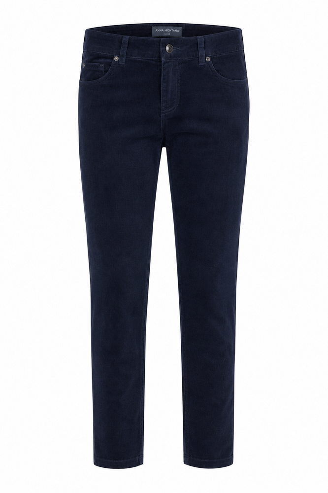 Bukser Fløjl Dora Trento Marine Anna Montana - Anna Montana Jeans  - 4099573931022