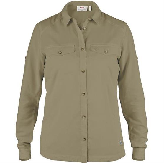 Fjallraven Abisko Vent Shirt Womens Cork - Fjällräven Shirt  - 7323450122379