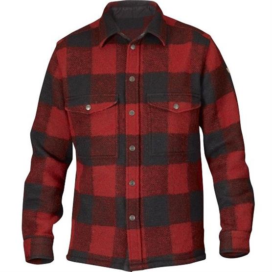 Fjallraven Canada Shirt Mens Red - Fjällräven Shirt  - 7392158891825
