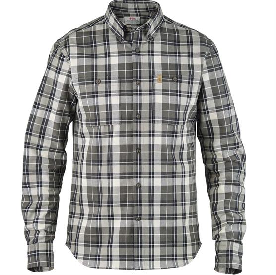 Fjallraven Kiruna Heavy Twill Shirt Mens Mountain Grey - Fjällräven Shirt  - 7323450274696