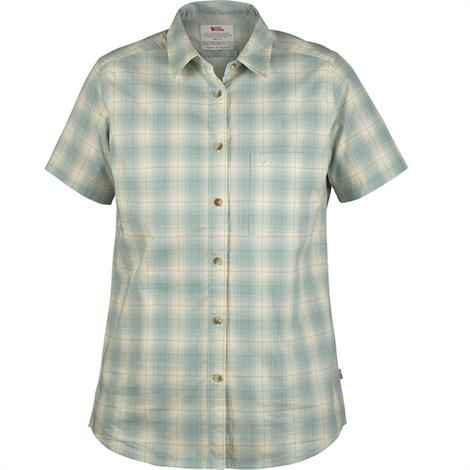 Fjallraven Vik Check Shirt Womens Ocean Mist - Fjällräven Shirt - 7323450314118